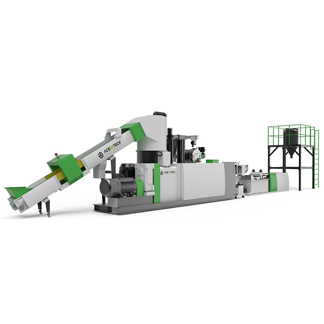 Immediate Delivery Waste Plastic Pe Recycling Extruder