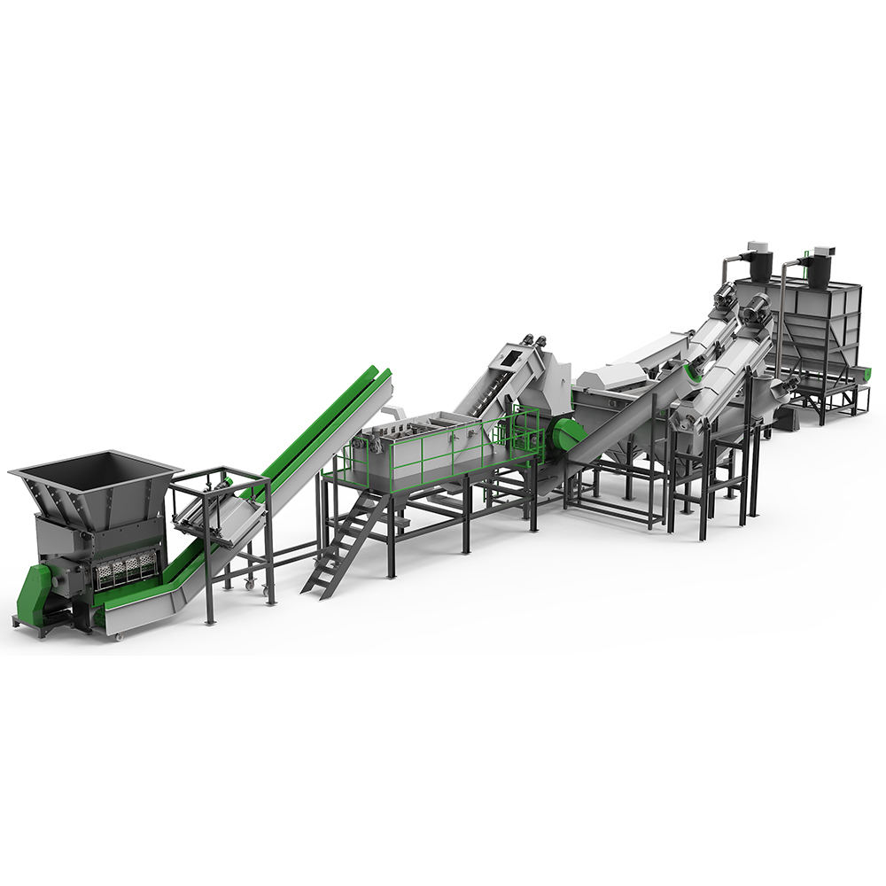 AWS-PET Pet Bottle Recycling Machine For Sale With Famous Brand Motor