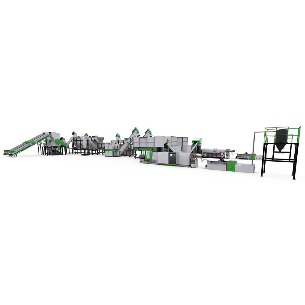 AWS-PET Pet Bottle To Bottle Recycling Line For Sale For Foaming Materials Recycling