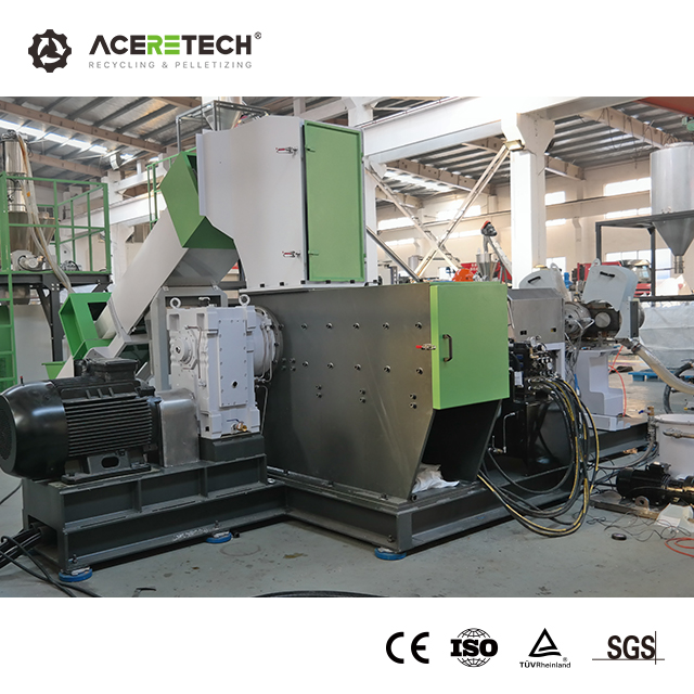 ASP Fully Automatic Plastic Recycling Shredding And Pelletizing Machine in Plant Recycling